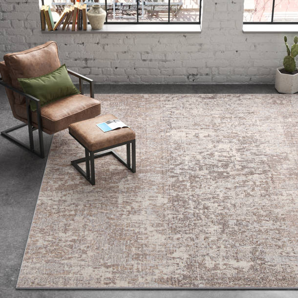 Loloi II Neda Machine Woven / Power Loomed Performance Gray;Beige Rug